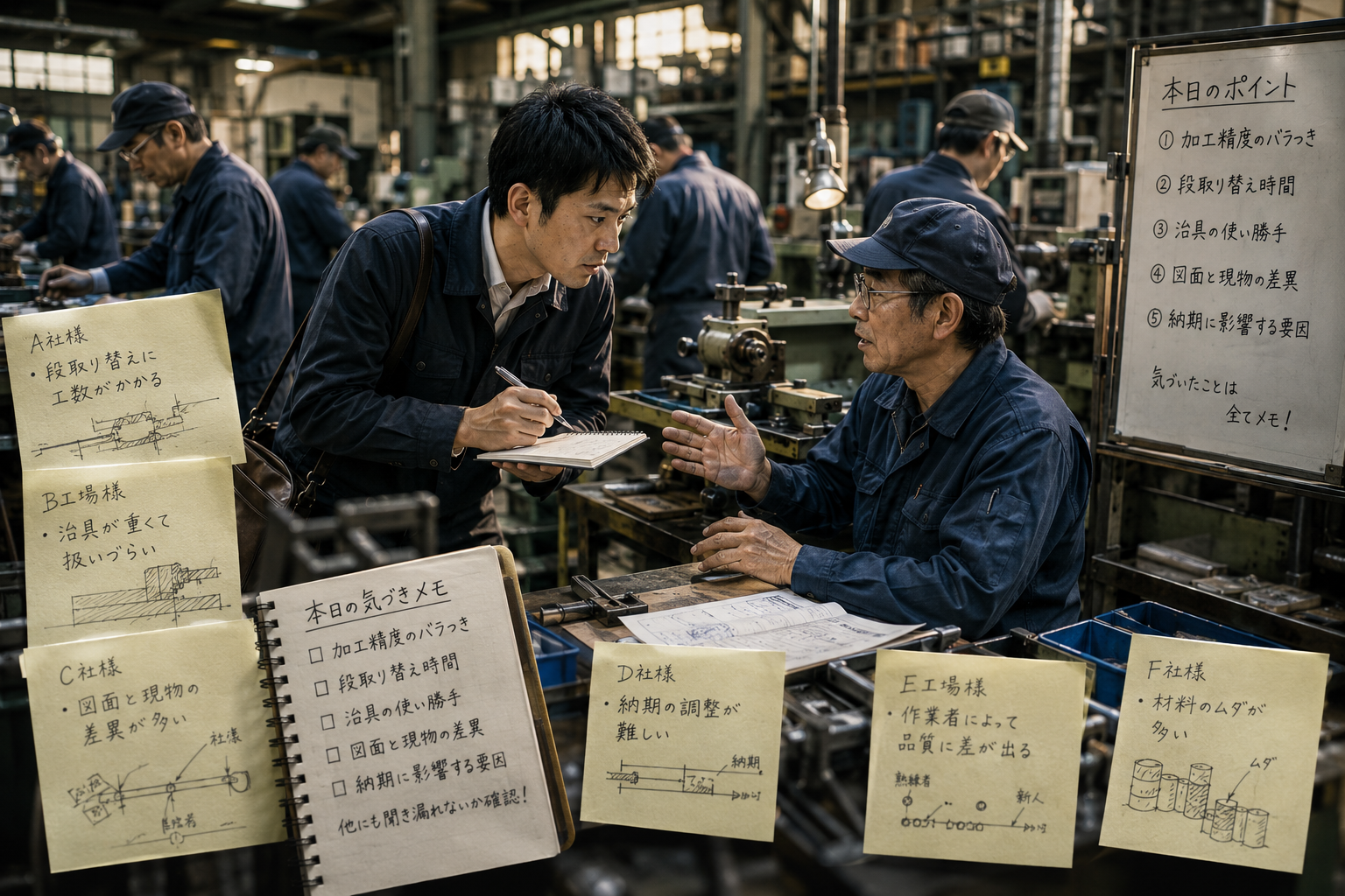 様々な人・現場・顧客の声を集めて持ち帰る営業