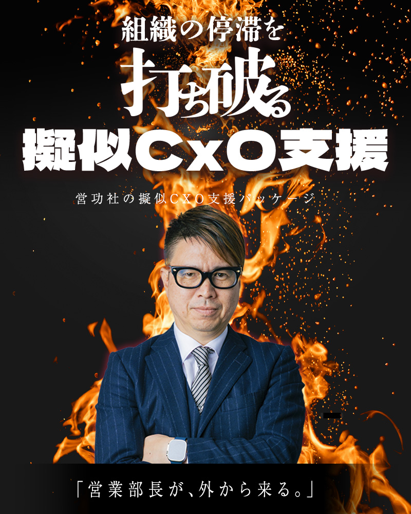 組織の停滞を打ち破る疑似CXO支援