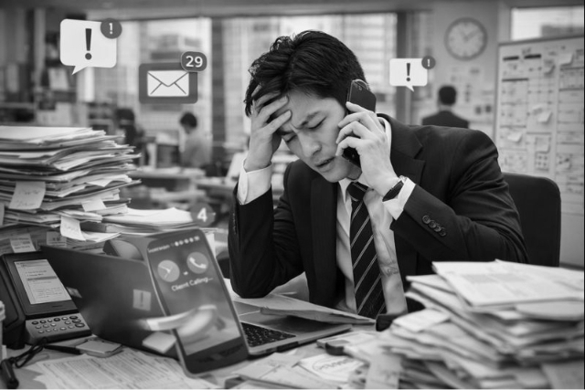 営業マネージャーが不在or 多忙