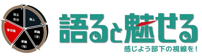 語ると魅せる 感じよう部下の視線を!
